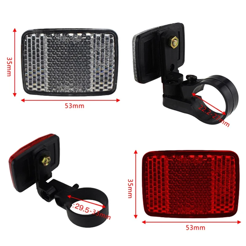 Bicycle Bike Handlebar Reflector Reflective Front Rear Warning Light Safety Lens
Bicycle Bike Handlebar Reflector Reflective Front Rear Warning Light Safety Lens