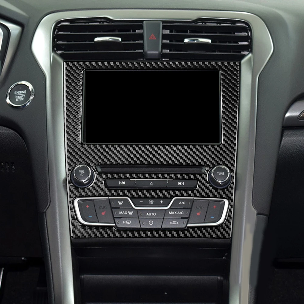 Panel Cover Trim Navigation Cover Car Interior Carbon Fiber Carbon Fiber Trim Stickers For Mondeo Fusion 2013-2019
Panel Cover Trim Navigation Cover Car Interior Carbon Fiber Carbon Fiber Trim Stickers For Mondeo Fusion 2013-2019