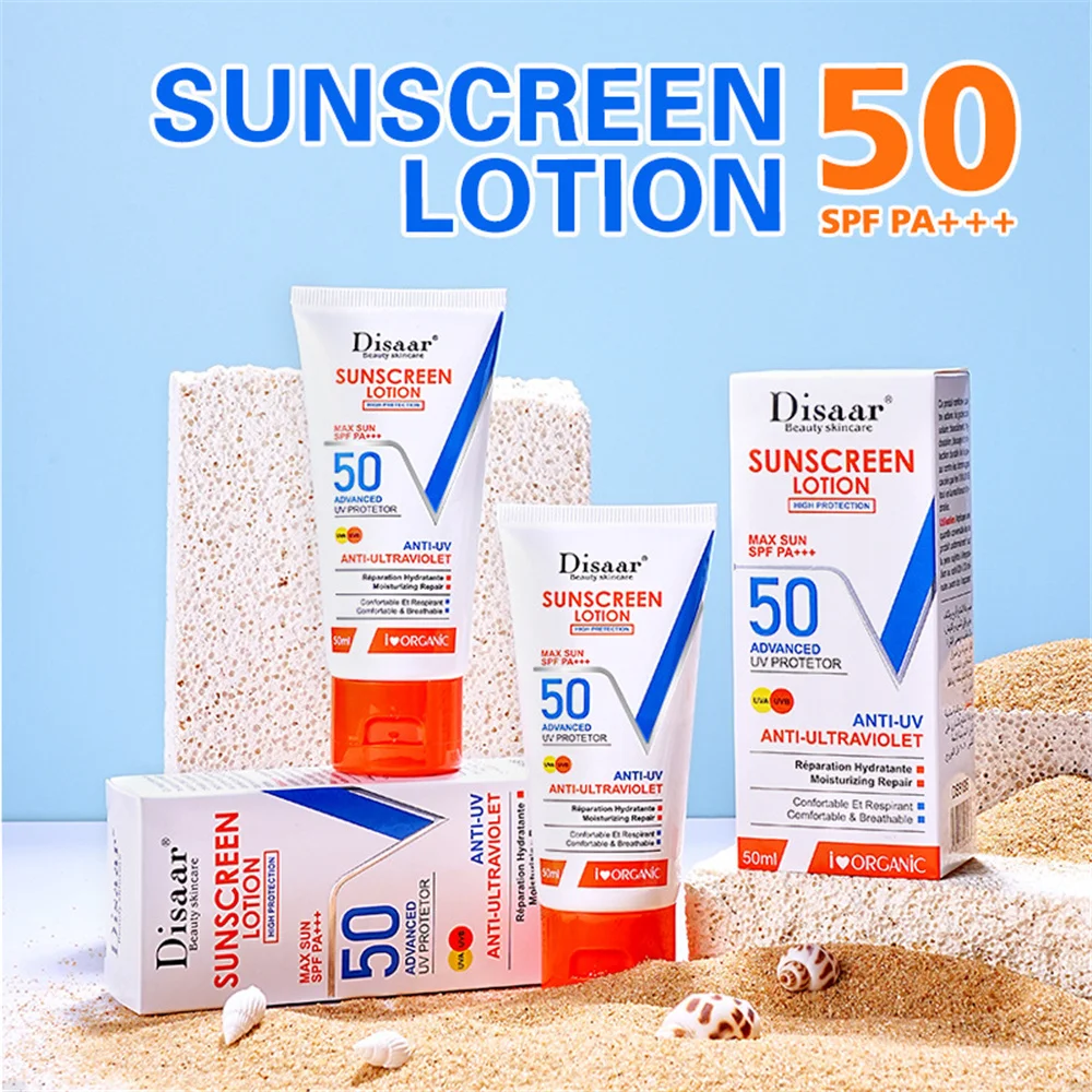 

Солнцезащитный крем Disaar SPF 50 мл отбеливающий крем Sunblock уличный УФ-протектор увлажняющий защитный крем для кожи