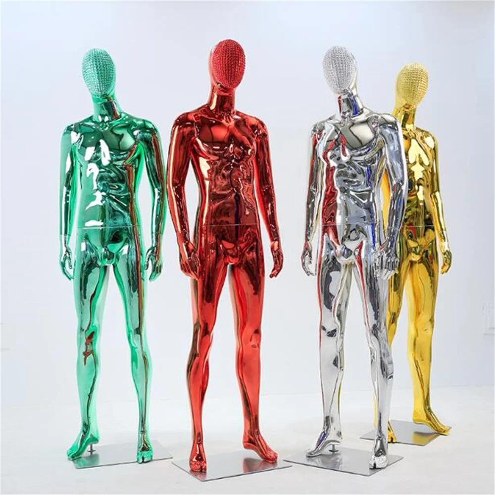 4style Electroplate Full Male Body Hand Mannequins Wedding Decorative Realist Cloth Model Doll Maniqui Stainless Chassis E065
4style Electroplate Full Male Body Hand Mannequins Wedding Decorative Realist Cloth Model Doll Maniqui Stainless Chassis E065