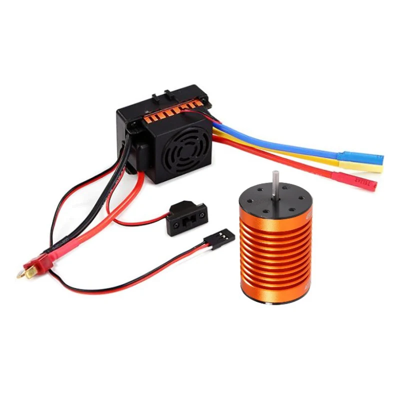 

HSP Unlimited Remote Control Car Piece 9T 4370KV Brushless Electric Machine 60A Brushless ESC Set HPI Tram Fittings