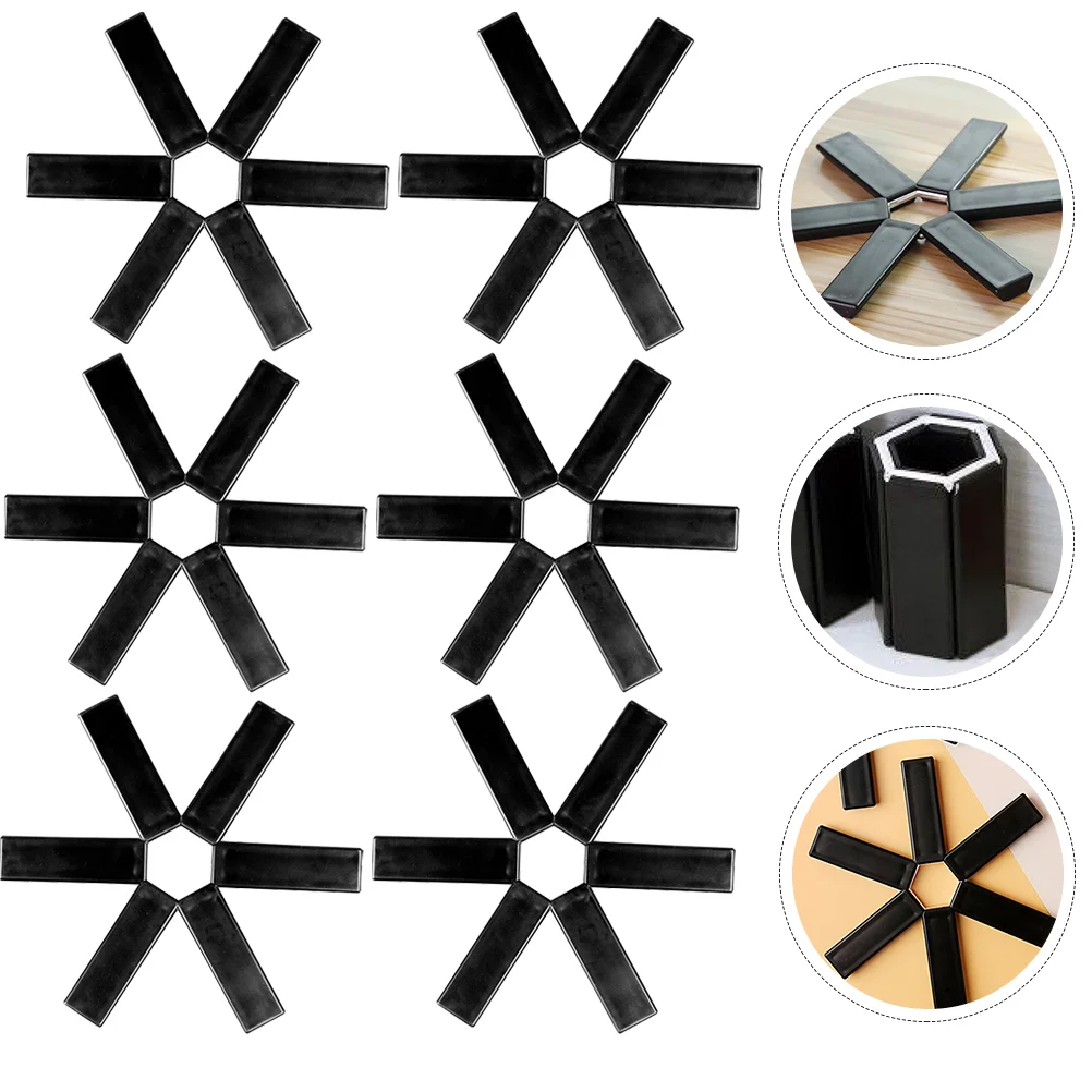 Folding Insulation Padmat Kitchen Heat Resistant Hot Pads Creative Placemat Holder Pots
Folding Insulation Padmat Kitchen Heat Resistant Hot Pads Creative Placemat Holder Pots