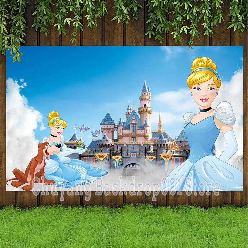 Disney Cinderella Blue Dress Blonde Princess Backdrop Girls Birthday Party Decor Custom Background Banner Baby Shower Photocall
Disney Cinderella Blue Dress Blonde Princess Backdrop Girls Birthday Party Decor Custom Background Banner Baby Shower Photocall