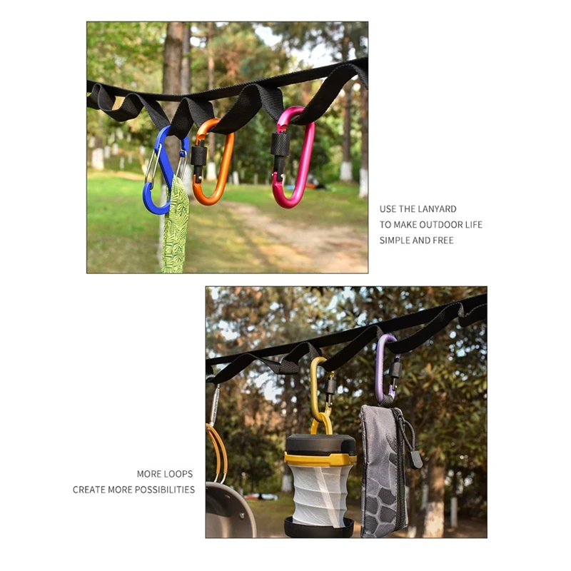 Outdoor Hanging Rope Portable Lanyard Canopy Hanger Camping Campsite Storage Strap Backpacking Hiking Tent Accessories
Outdoor Hanging Rope Portable Lanyard Canopy Hanger Camping Campsite Storage Strap Backpacking Hiking Tent Accessories