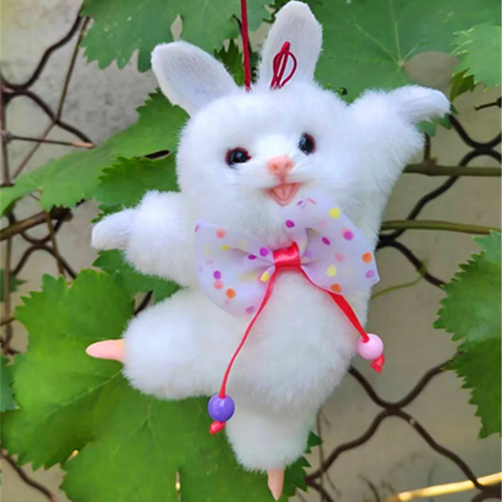16cm Soft Stuffed rabbit Plush Toys Mini Bow-tie Dancing bunny Dolls Small Gift for Party Wedding Hanging Pendant Doll
16cm Soft Stuffed rabbit Plush Toys Mini Bow-tie Dancing bunny Dolls Small Gift for Party Wedding Hanging Pendant Doll