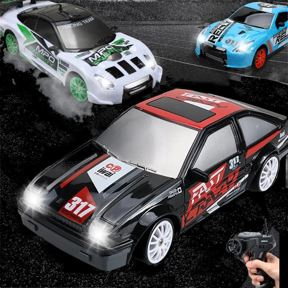 1/24 2.4G 4WD Drift RC Car LED Light On-Road Remote Control Car RTR Model Vehicles Toys for Kids Children Gifts
1/24 2.4G 4WD Drift RC Car LED Light On-Road Remote Control Car RTR Model Vehicles Toys for Kids Children Gifts
