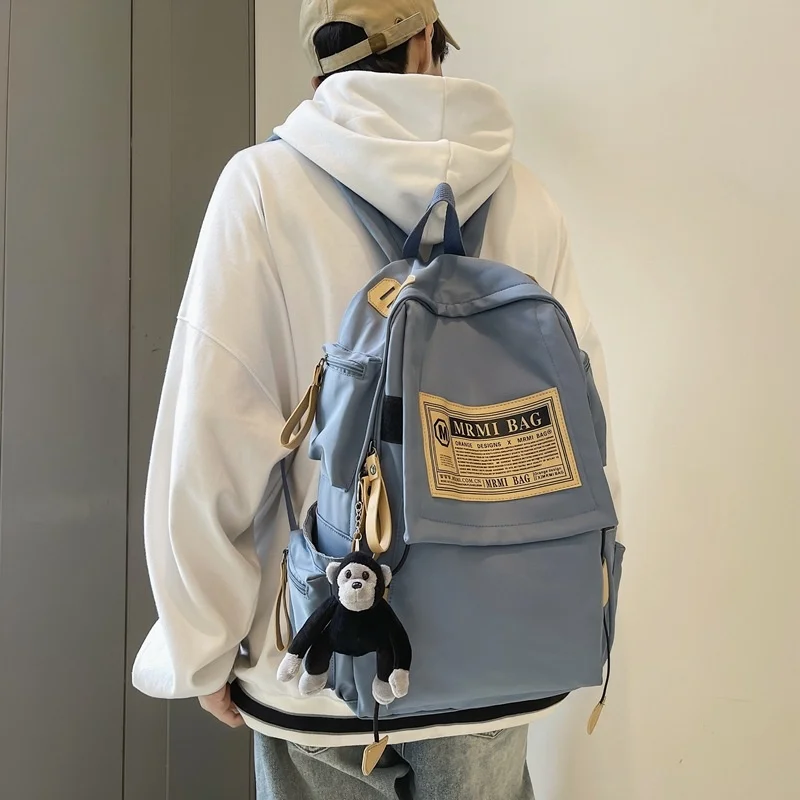 New Trend Women Men Letter Backpack Female Travel Bagpack Male Laptop Bags Schoolbag for Teenager Gilrs Boys Bookbag Rucksack
New Trend Women Men Letter Backpack Female Travel Bagpack Male Laptop Bags Schoolbag for Teenager Gilrs Boys Bookbag Rucksack