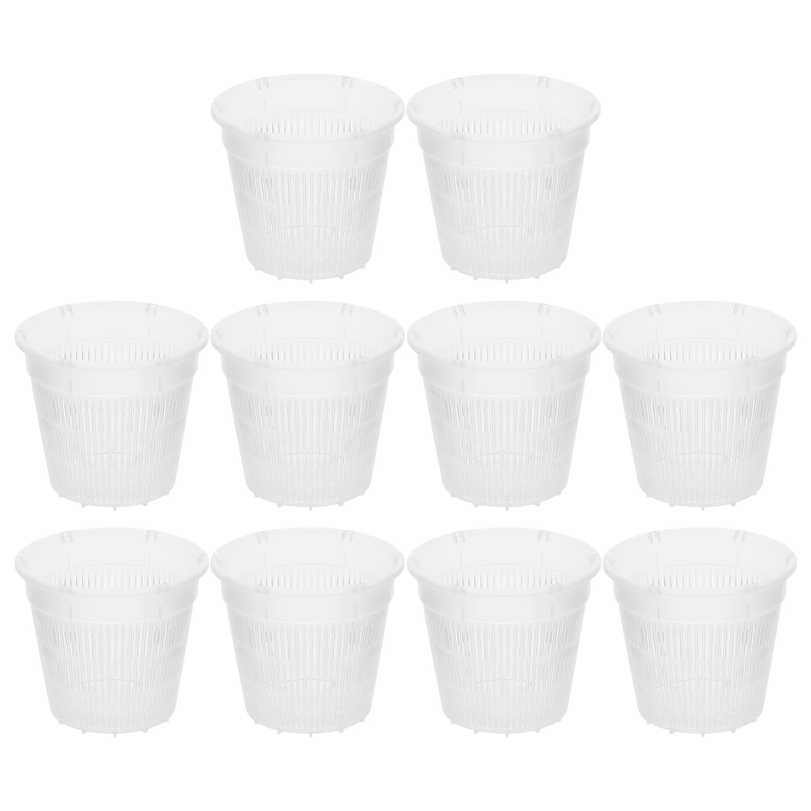 10 Pcs Flowerpot Plastic Bonsai Pots Simple Home Orchid Containers Indoor Planter Plants Small Multipurpose Planting
10 Pcs Flowerpot Plastic Bonsai Pots Simple Home Orchid Containers Indoor Planter Plants Small Multipurpose Planting