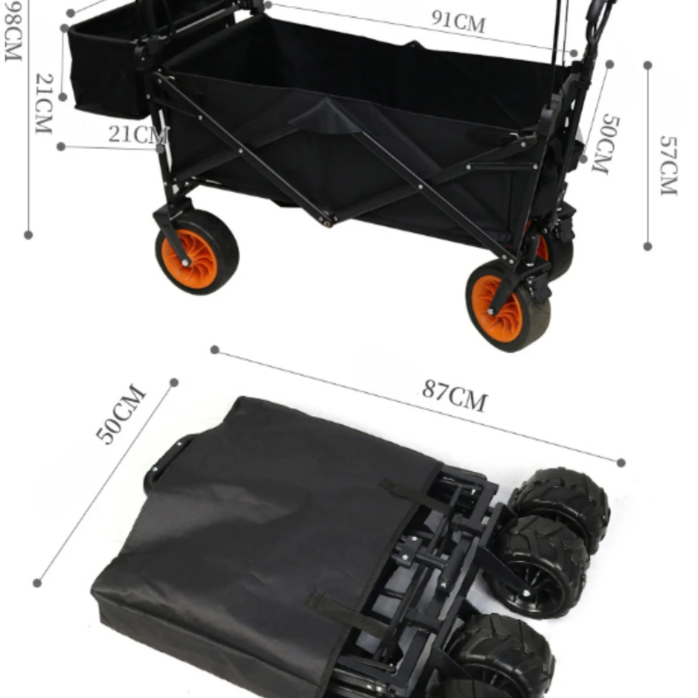 Collapsible Folding Outdoor Utility Wagon Top Quality foldable beach trolley folding wagon with canopy heavy-duty folding wagon
Collapsible Folding Outdoor Utility Wagon Top Quality foldable beach trolley folding wagon with canopy heavy-duty folding wagon