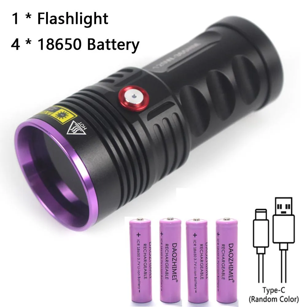 DAOZHIMEI УФ-фонарик 365 нм черного цвета
DAOZHIMEI УФ-фонарик 365 нм черного цвета