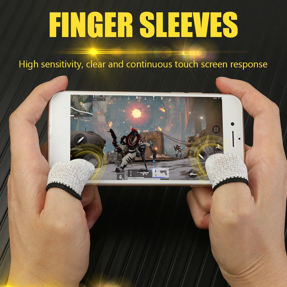 

Finger Cover Breathable Game Controller Finger Sleeve For Pubg Sweat Proof Non-Scratch Touch Screen Gaming Thumb Glove For Gamer