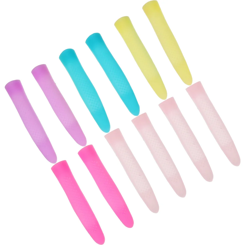 6 Pairs Nail Scissors Handle Protective Cover Cuticle Sleeve Tool Safety Fingernail Non-slip Manicure Trimmer
6 Pairs Nail Scissors Handle Protective Cover Cuticle Sleeve Tool Safety Fingernail Non-slip Manicure Trimmer