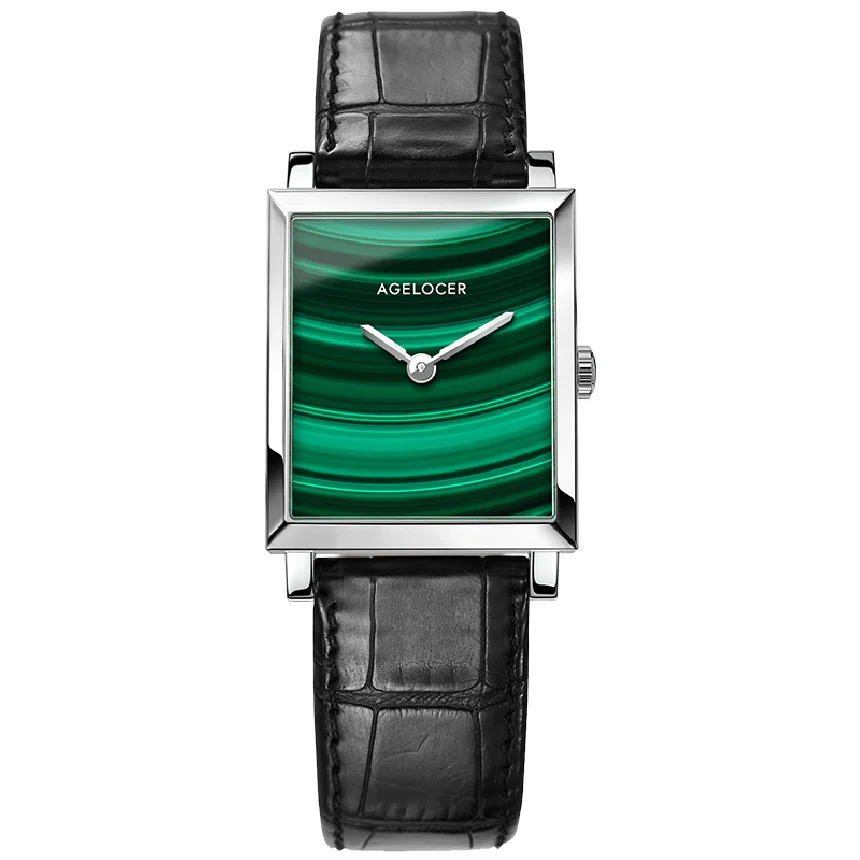 Women's Watch AGELOCER Top Brand Luxury Watch Women Waterproof Malachite Black Leather Belt Square Quartz Watches Clock Gift+Box
Women's Watch AGELOCER Top Brand Luxury Watch Women Waterproof Malachite Black Leather Belt Square Quartz Watches Clock Gift+Box