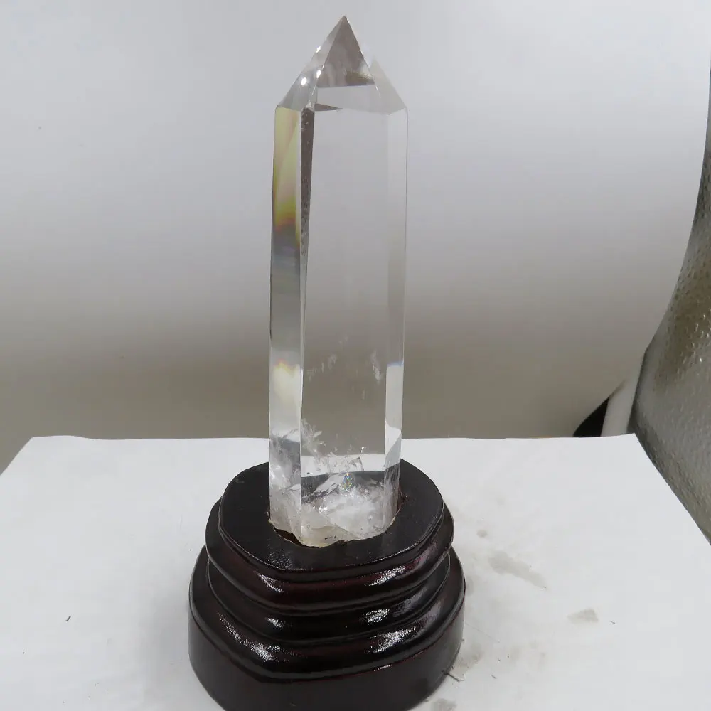 165g AAAA+ Natural Clear Quartz Crystal Single Terminated Point Wand Reiki Healing Home Decor Fengshui Stone
165g AAAA+ Natural Clear Quartz Crystal Single Terminated Point Wand Reiki Healing Home Decor Fengshui Stone