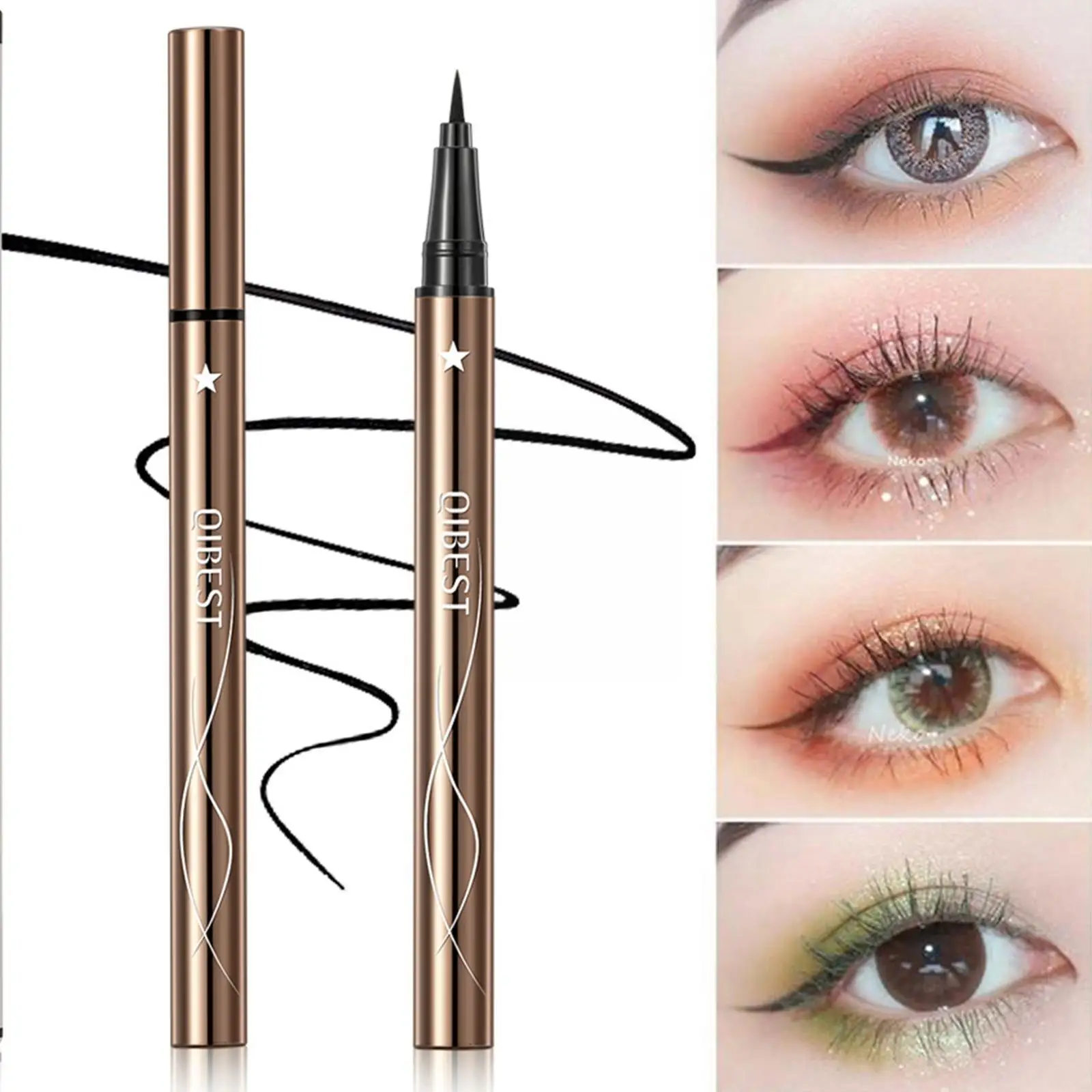 Waterproof Eyeliner Gel Pencil Red Brown Lying Silkworm Brown Liquid Soft Eye Liner Pen Up Red Pen Pigments Too Black Make G0O5
Waterproof Eyeliner Gel Pencil Red Brown Lying Silkworm Brown Liquid Soft Eye Liner Pen Up Red Pen Pigments Too Black Make G0O5