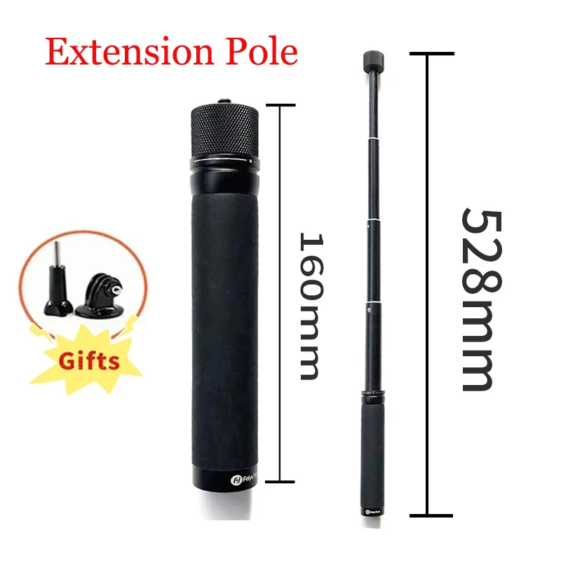 For Insta360 X3 One X Handheld Adjustable Extension Pole for Gopro Hero 11 DJI Osmo Action 3 Pocket 2 Action Cameras Accessories
For Insta360 X3 One X Handheld Adjustable Extension Pole for Gopro Hero 11 DJI Osmo Action 3 Pocket 2 Action Cameras Accessories