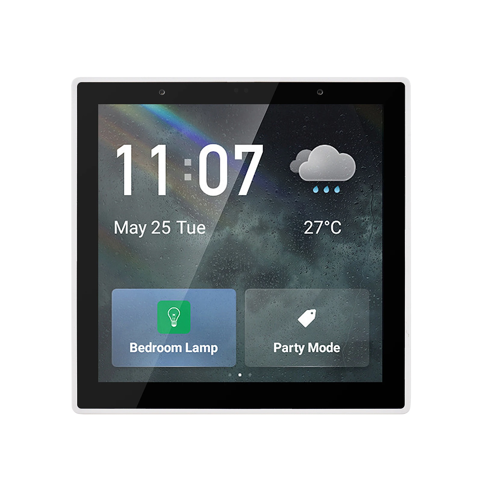 WiFi Smart Scene Wall Switch ZigBee BT APP Control Tuya Control Panel 4-inch LCD Touch Screen Clock Temperature Weather Display
WiFi Smart Scene Wall Switch ZigBee BT APP Control Tuya Control Panel 4-inch LCD Touch Screen Clock Temperature Weather Display