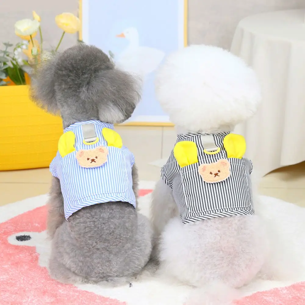 New Dog Stuff Striped Pet Clothing Teddy Dog Cloths Pet Chest Strap Striped Vest No Leash Vest
New Dog Stuff Striped Pet Clothing Teddy Dog Cloths Pet Chest Strap Striped Vest No Leash Vest