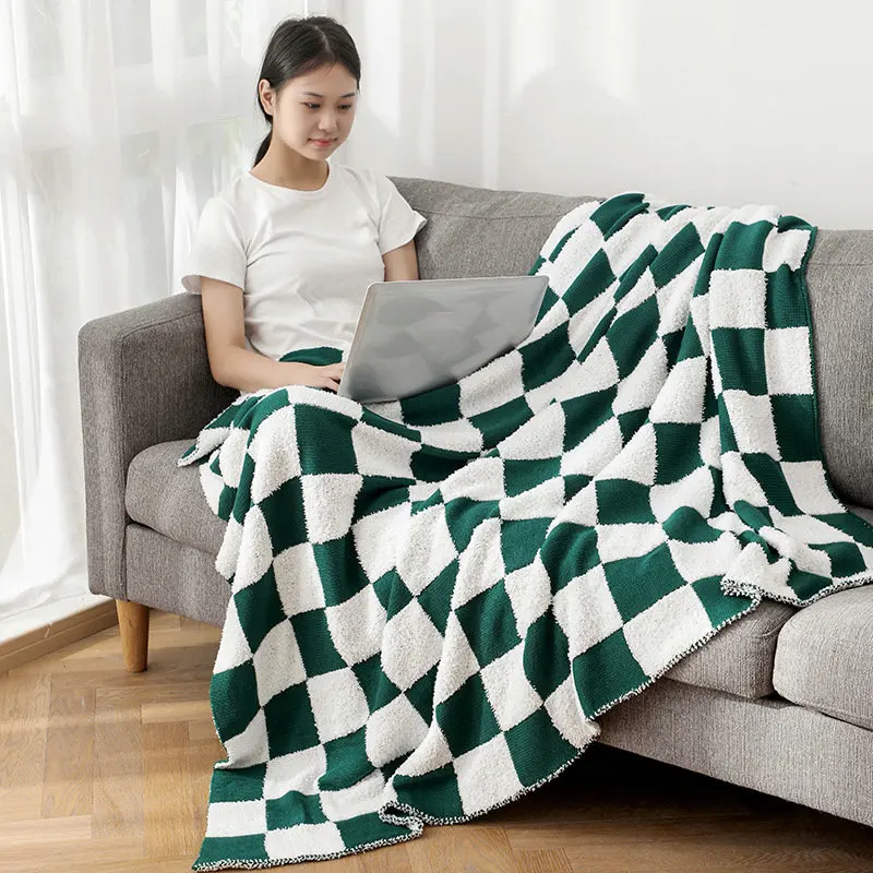 Retro Checkerboard Plaid Blanket Sofa Knitted Blanket Autumn Winter Soft Warm Nap Shawl Fleece Blanket Air Conditioner Blanket
Retro Checkerboard Plaid Blanket Sofa Knitted Blanket Autumn Winter Soft Warm Nap Shawl Fleece Blanket Air Conditioner Blanket