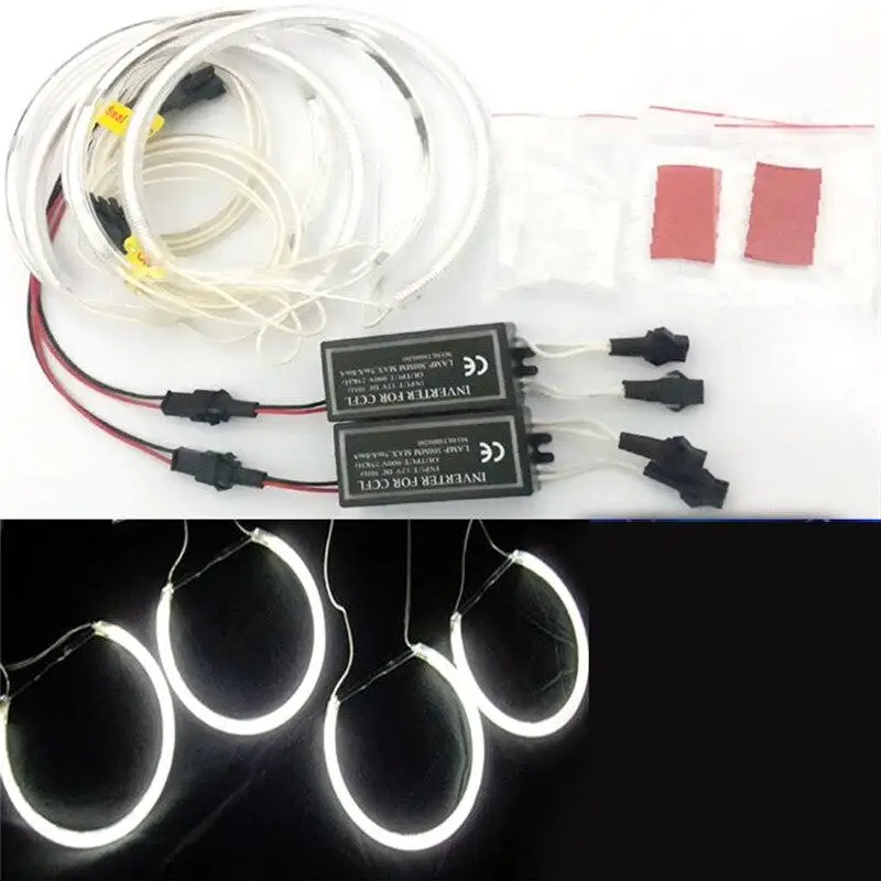 4PCS /Set White CCFL LED Angel Eyes Halo Rings Lighting Headlight Lamp Car Styling Daytime Running Light For B MW E36 E46 E39
4PCS /Set White CCFL LED Angel Eyes Halo Rings Lighting Headlight Lamp Car Styling Daytime Running Light For B MW E36 E46 E39