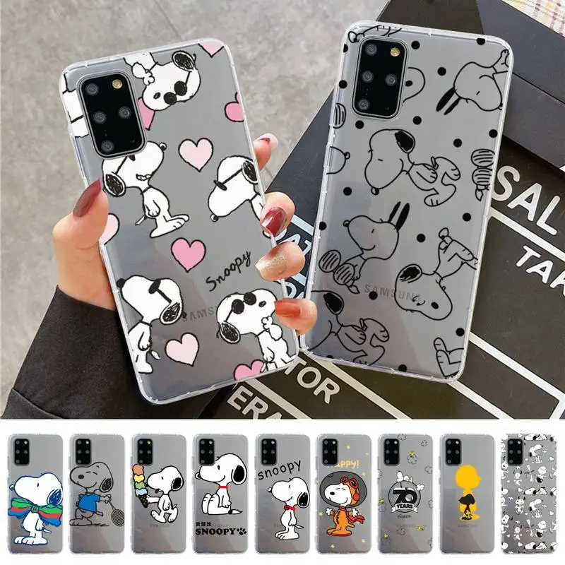 BANDAI Cartoon Snoopy Phone Case for Samsung A51 A52 A71 A12 for Redmi 7 9 9A for Huawei Honor8X 10i Clear Case
BANDAI Cartoon Snoopy Phone Case for Samsung A51 A52 A71 A12 for Redmi 7 9 9A for Huawei Honor8X 10i Clear Case