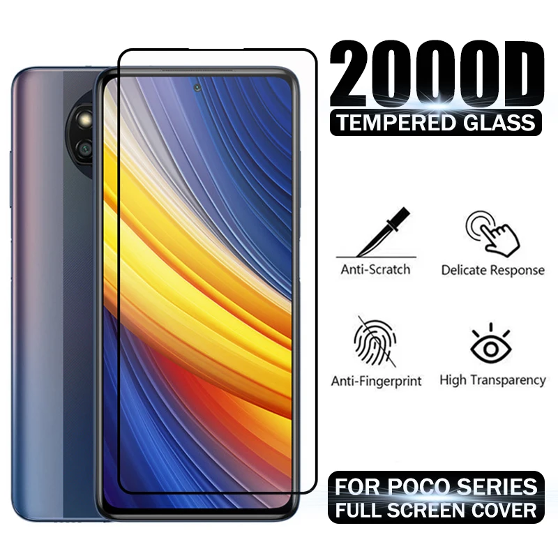 1-3PCS 2000D Full Coverage Tempered Glass For Poco X3 Pro NFC Screen Protector Poco M3 Pro F2 F3 X3Pro X3NFC F3 GT 5G
1-3PCS 2000D Full Coverage Tempered Glass For Poco X3 Pro NFC Screen Protector Poco M3 Pro F2 F3 X3Pro X3NFC F3 GT 5G