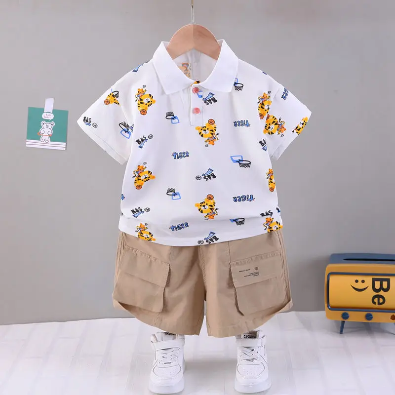 2022 Summer Baby Clothes Suit Children Boys Tiger Shirt Shorts 2Pcs/Set Toddler Casual Clothing Infant Kids Tracksuits Suit
2022 Summer Baby Clothes Suit Children Boys Tiger Shirt Shorts 2Pcs/Set Toddler Casual Clothing Infant Kids Tracksuits Suit
