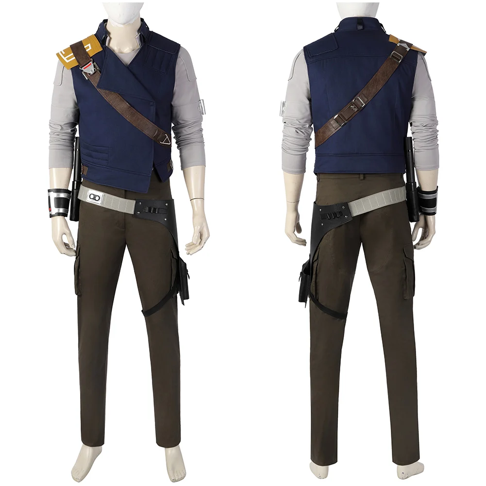 Survivor Cal Kestis Cosplay Costume Tops Vest Pants Jedi Knight Full Outfits with Belt Helloween Carnival Men Disguise Suit
Survivor Cal Kestis Cosplay Costume Tops Vest Pants Jedi Knight Full Outfits with Belt Helloween Carnival Men Disguise Suit