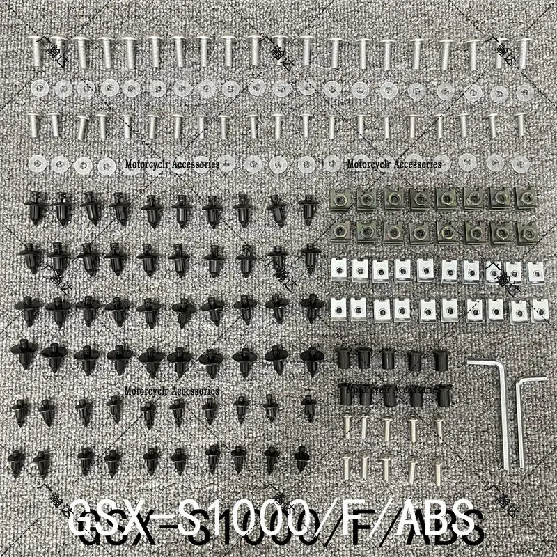 Fairing Bodywork Kit Bolts Screws For Fit For Suzuki GSX-S1000/F/ABS 2015-2016 
Fairing Bodywork Kit Bolts Screws For Fit For Suzuki GSX-S1000/F/ABS 2015-2016