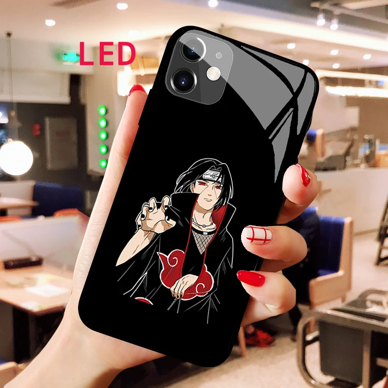 Luminous Tempered Glass phone case For Apple iphone 12 11 Pro Max XS mini N-Naruto Acoustic Control Protect LED Backlight cover
Luminous Tempered Glass phone case For Apple iphone 12 11 Pro Max XS mini N-Naruto Acoustic Control Protect LED Backlight cover