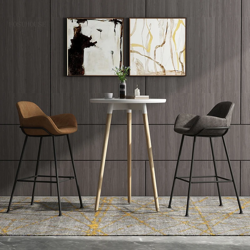 Nordic Furniture Minimalist Bar Chairs Home Living Room Bar Stool Fashion Furniture Living Room Retro Backrest High Table SYGM
Nordic Furniture Minimalist Bar Chairs Home Living Room Bar Stool Fashion Furniture Living Room Retro Backrest High Table SYGM