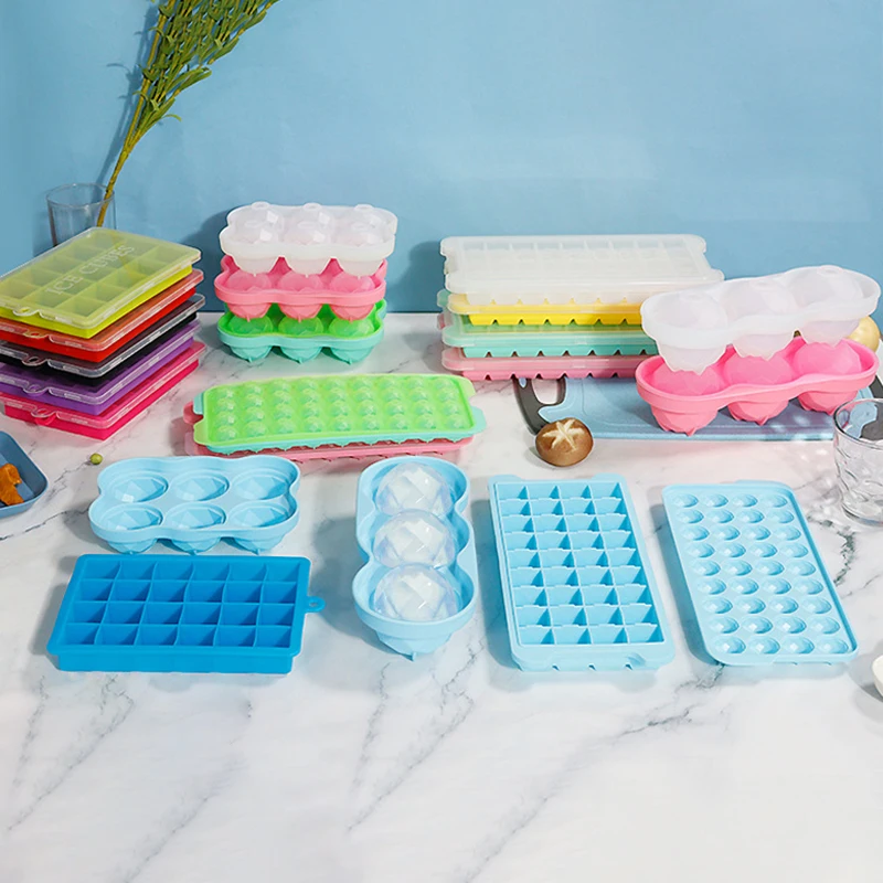 Ice Mold Ice Cube Tray Silicone Whisky Ice Cube Molds BPA Free with Lid Molde Hielo Hielos Moldes Forma de Gelo Formas de Gelo
Ice Mold Ice Cube Tray Silicone Whisky Ice Cube Molds BPA Free with Lid Molde Hielo Hielos Moldes Forma de Gelo Formas de Gelo