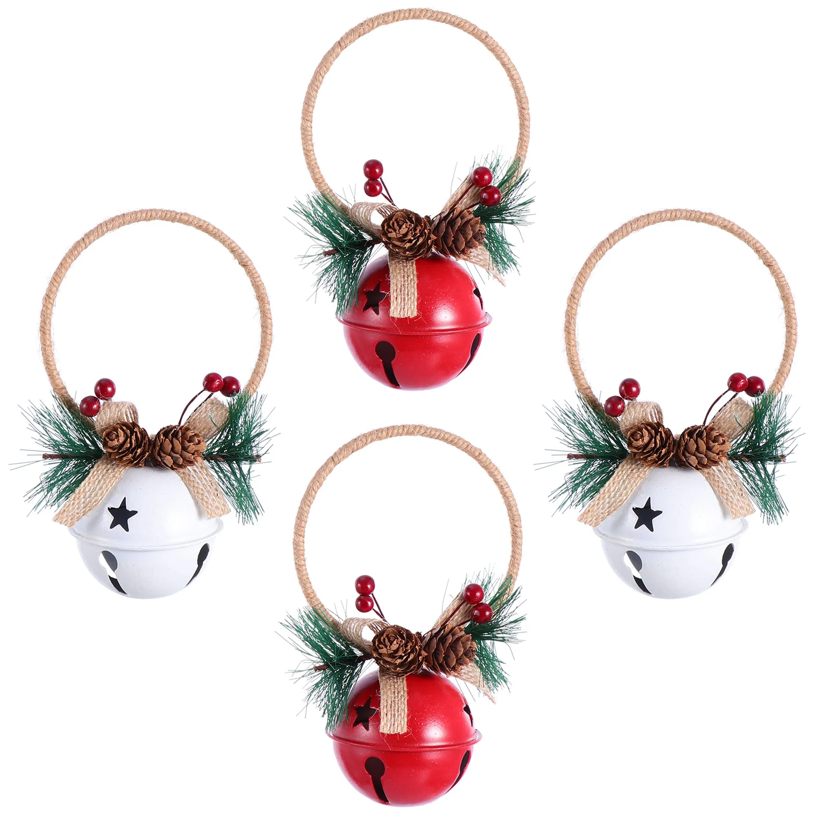4 Pcs Christmas Bells Party Supplies Ornament Decorations Metal Window Shopping Iron Decorative Pendants
4 Pcs Christmas Bells Party Supplies Ornament Decorations Metal Window Shopping Iron Decorative Pendants