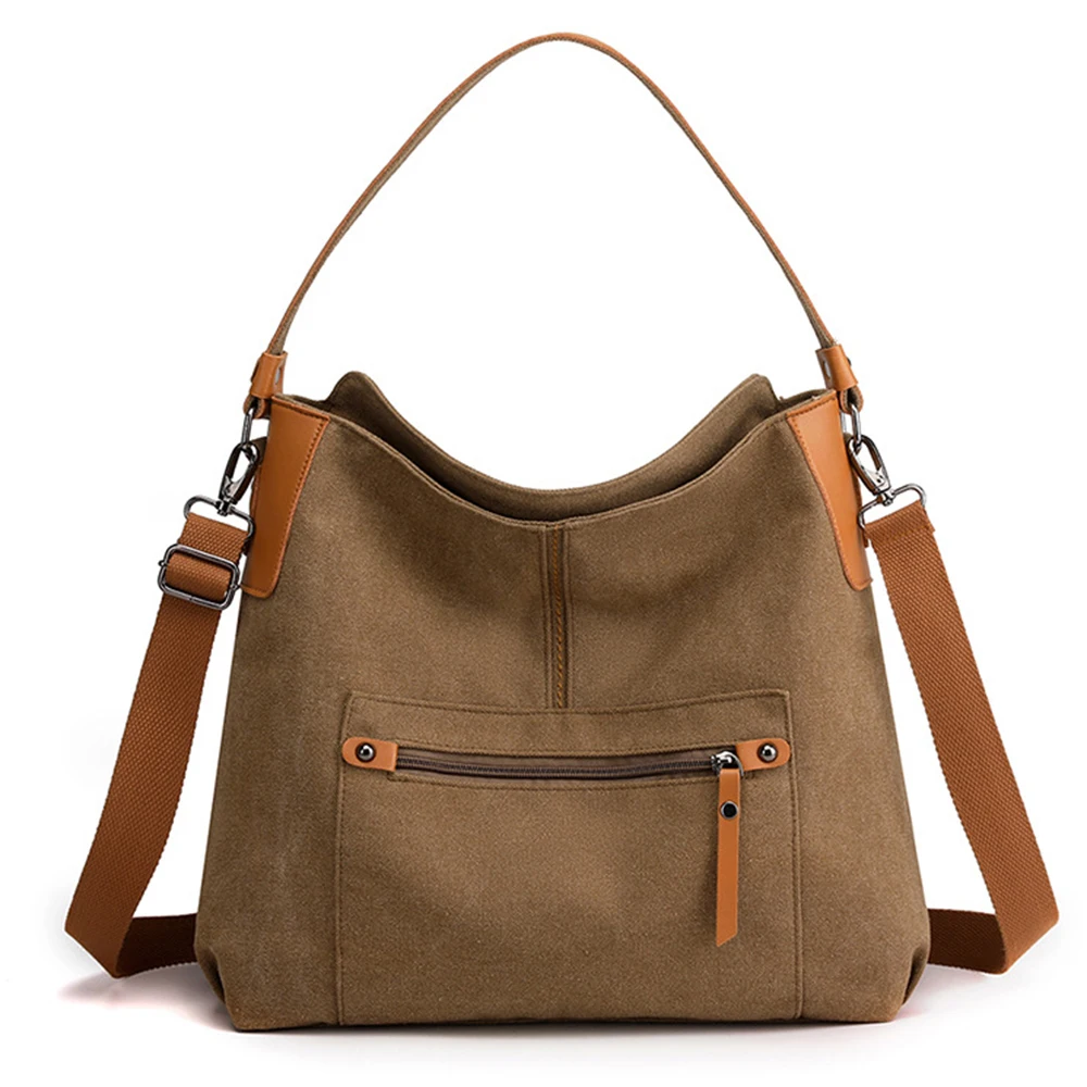 Women Large Handbags High Quality Canvas Shoulder Bags For Ladies Big Capacity Shopper Purses Female New Travel Crossbody Purses
Women Large Handbags High Quality Canvas Shoulder Bags For Ladies Big Capacity Shopper Purses Female New Travel Crossbody Purses