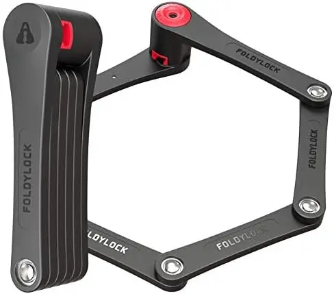 Classic Folding Bike Lock - Patented Sleek High Security Bicycle Lock - Heavy Duty Anti Theft Smart Secure Guard with Keys and F
Classic Folding Bike Lock - Patented Sleek High Security Bicycle Lock - Heavy Duty Anti Theft Smart Secure Guard with Keys and F