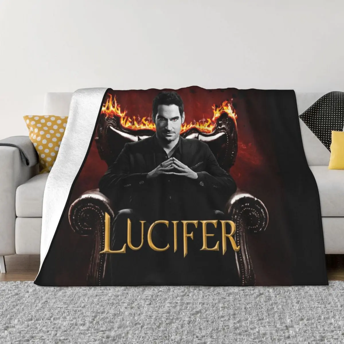 Lucifer King Of Hell Wool Blanket Tom Ellis Fashion Throw Blanket for Home 200x150cm Plush Thin Quilt
Lucifer King Of Hell Wool Blanket Tom Ellis Fashion Throw Blanket for Home 200x150cm Plush Thin Quilt
