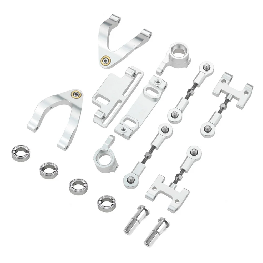 Metal Steering Cup Upper Lower Swing Arm Seat Steering Slider Turning Block for WPL D12 1/10 RC Car Upgrade Parts,2 
Metal Steering Cup Upper Lower Swing Arm Seat Steering Slider Turning Block for WPL D12 1/10 RC Car Upgrade Parts,2