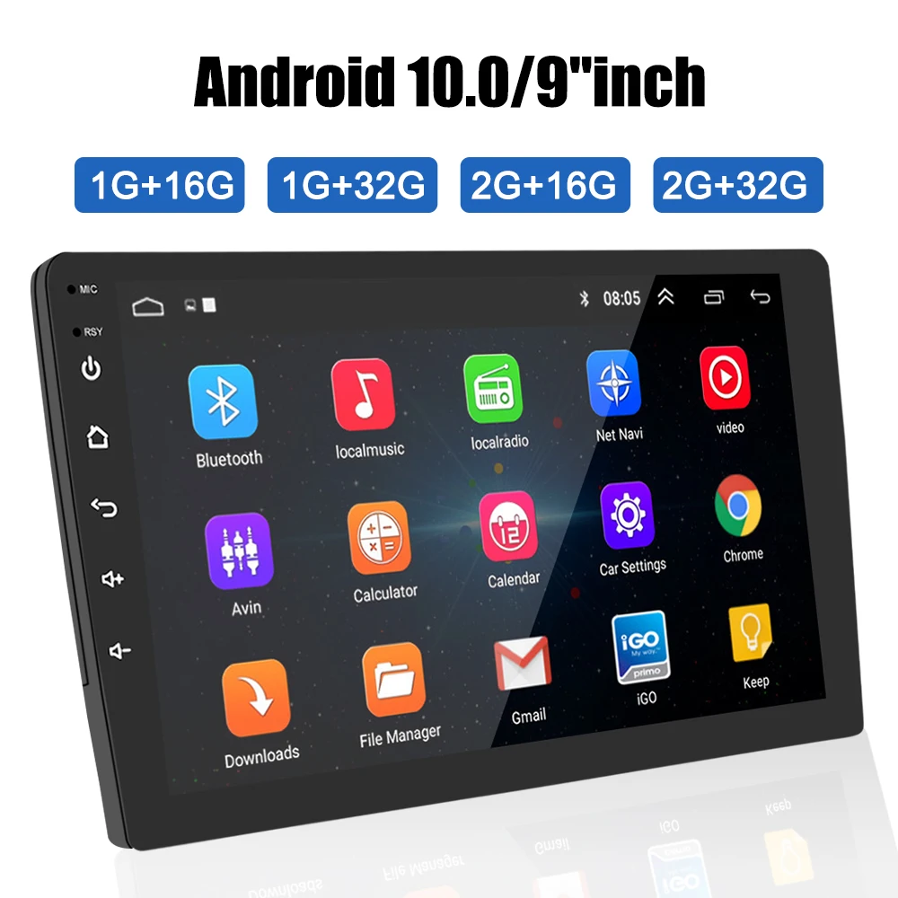 9 Inch Android 10.0 2 Din 4 Core 1G/2G Car Radio Android Multimedia Player Universal Auto Stereo GPS WIFI Bluetooth Player
9 Inch Android 10.0 2 Din 4 Core 1G/2G Car Radio Android Multimedia Player Universal Auto Stereo GPS WIFI Bluetooth Player
