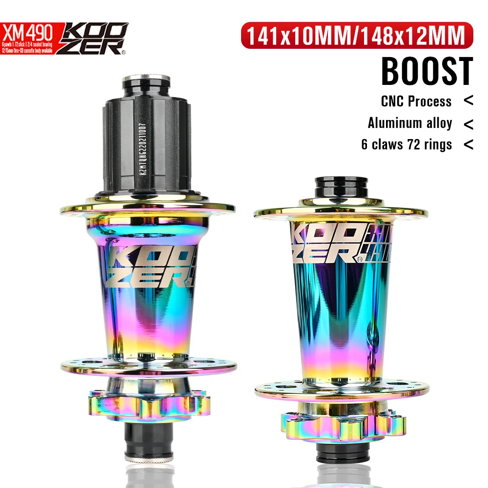 KOOZER Mountain Bike Hub XM490PRO BOOST QR 141x10MM 28 32 Hole 6 Disc Brake HG 8-11S SX XX GX XD MS 12 Speed 6 Pawl CR-MO Steel
KOOZER Mountain Bike Hub XM490PRO BOOST QR 141x10MM 28 32 Hole 6 Disc Brake HG 8-11S SX XX GX XD MS 12 Speed 6 Pawl CR-MO Steel