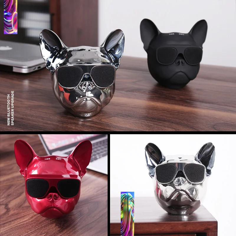 French Bulldog Bluetooth speaker dog head AUDIO SUBWOOFER outdoor mini steel gun cute wireless portable 029
French Bulldog Bluetooth speaker dog head AUDIO SUBWOOFER outdoor mini steel gun cute wireless portable 029