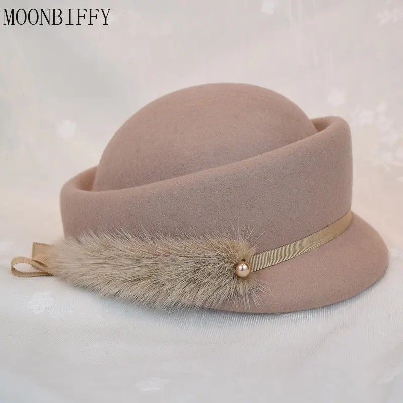 

Женский осенне-зимний высококлассный темпераментный берет шляпа купольная Элегантная короткая шапка для умывальника Модные женские кепки