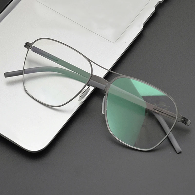 German Brand Ultralight Screwless Eyeglasses Men Fashion Double Beam Full Rim Glasses Frame Male Optical Myopia Spectacles Women
German Brand Ultralight Screwless Eyeglasses Men Fashion Double Beam Full Rim Glasses Frame Male Optical Myopia Spectacles Women