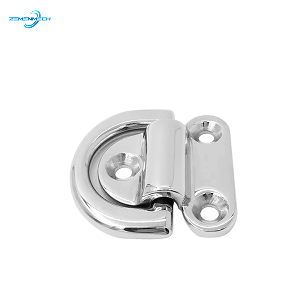 Marine Hardware 6mm Boat Lashing D Ring Tie Down Cleat for Yacht Motorboat Truck Mirror Polish Marine Grade 316 Stainless Steel
Marine Hardware 6mm Boat Lashing D Ring Tie Down Cleat for Yacht Motorboat Truck Mirror Polish Marine Grade 316 Stainless Steel