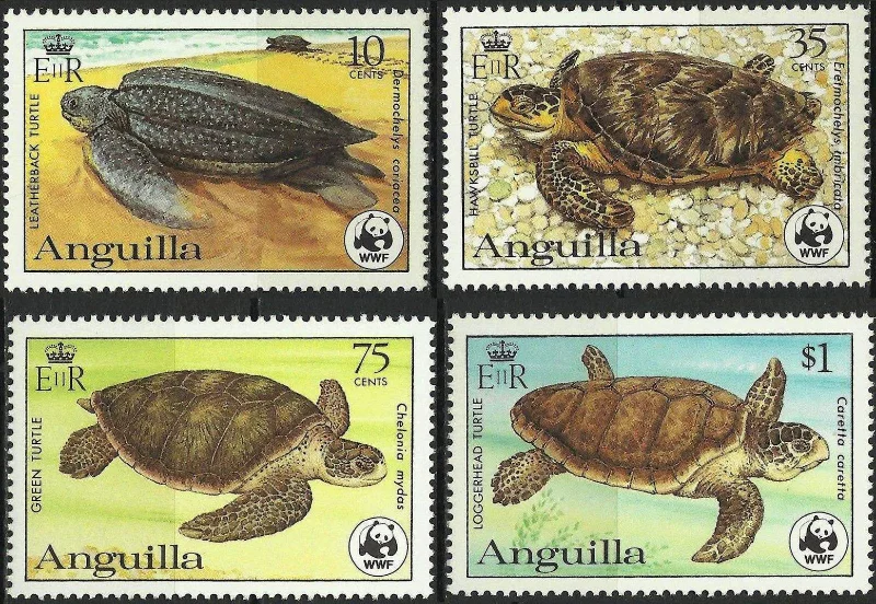 4 PCS, Anguilla Post Stamp, 1983, Sea Life, Sea Turtle, Real Original, Good Condition Collection, MNH
4 PCS, Anguilla Post Stamp, 1983, Sea Life, Sea Turtle, Real Original, Good Condition Collection, MNH