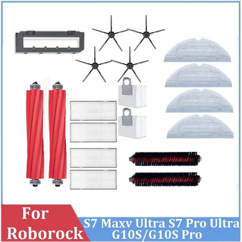 Main Side Brush Mop Filter Dust Bag Spare Parts Accessories For Roborock S7 Maxv Ultra S7 Pro Ultra G10S/G10S Pro Robot Vacuum
Main Side Brush Mop Filter Dust Bag Spare Parts Accessories For Roborock S7 Maxv Ultra S7 Pro Ultra G10S/G10S Pro Robot Vacuum