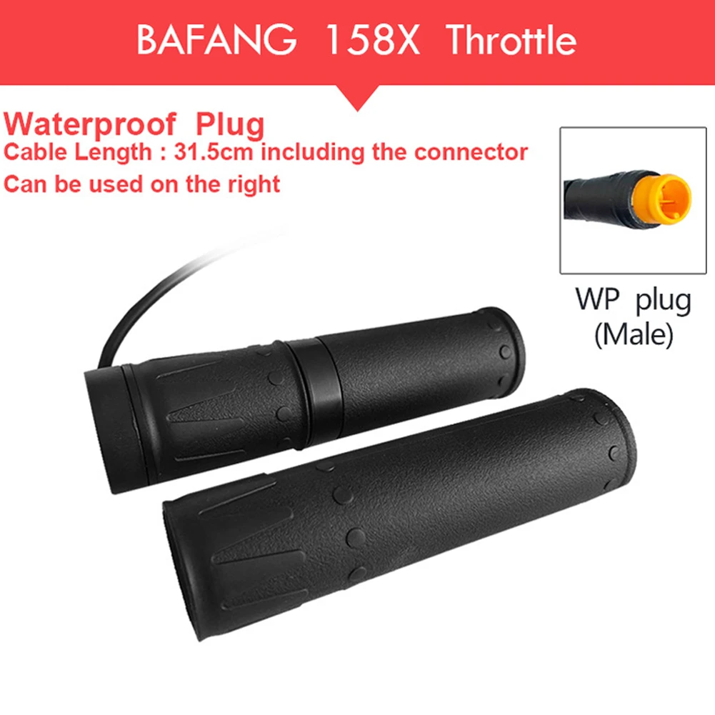 E-Bike MTB Waterproof 158X Half Twists Speed Throttle 12V 24V 36V 48V 72V 3 Pin WP Plug Electric Scooter Half Twisting Throttle
E-Bike MTB Waterproof 158X Half Twists Speed Throttle 12V 24V 36V 48V 72V 3 Pin WP Plug Electric Scooter Half Twisting Throttle