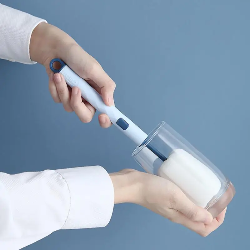 New Bottle Brush Cleaning Sponge Brush Long Handle Baby Milk Bottle Cup Cleaning Professional Kitchen Cleaning Tool Accessories
New Bottle Brush Cleaning Sponge Brush Long Handle Baby Milk Bottle Cup Cleaning Professional Kitchen Cleaning Tool Accessories