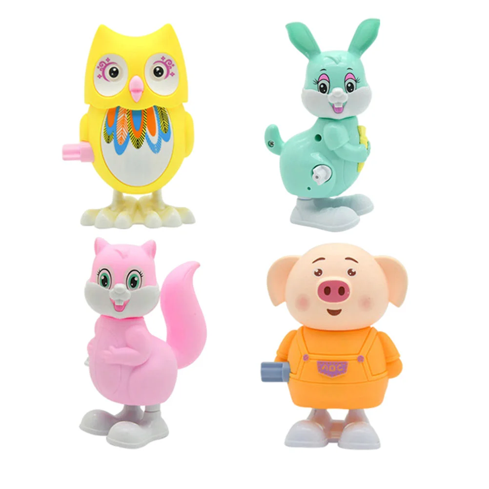 4pcs Lovely Bunny Rabbit Owl Clockwork Toys Cartoon Animal Playthings 
4pcs Lovely Bunny Rabbit Owl Clockwork Toys Cartoon Animal Playthings