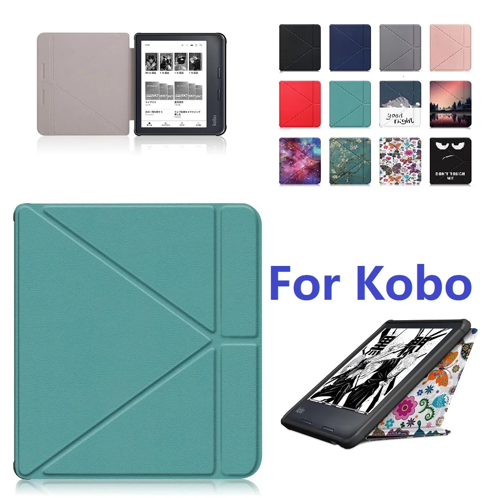 

Модный чехол из искусственной кожи для электронной книги, защитный чехол для Kobo шалфея 8 дюймов Kobo Libra 2 7 дюймов Kobo Clear 2E 2022 6 дюймов