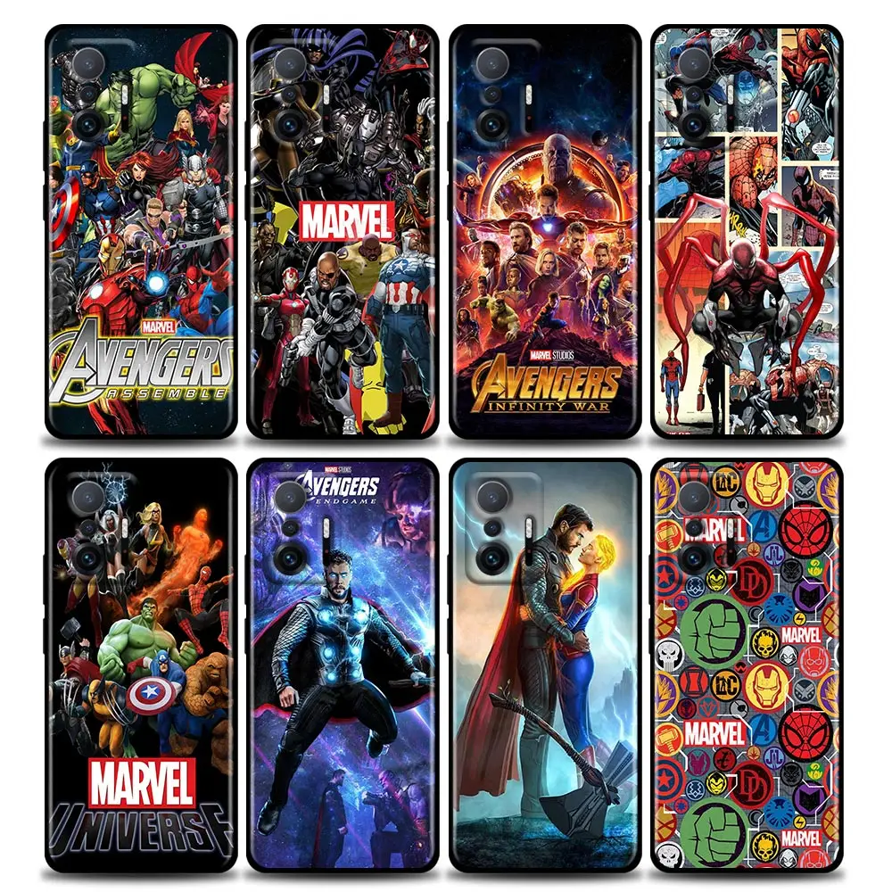 Marvel Phone Case for Xiaomi Mi 11i 12 12X 11 11X 11T Poco X3 NFC M3 Pro F3 GT M4 Case Silicone Cover Marvel Avengers All Heroes
Marvel Phone Case for Xiaomi Mi 11i 12 12X 11 11X 11T Poco X3 NFC M3 Pro F3 GT M4 Case Silicone Cover Marvel Avengers All Heroes